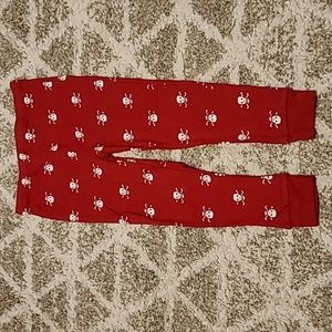 10 for $25 - Joe Fresh Boys 3T Red Pajama Pants with Pirate Skulls